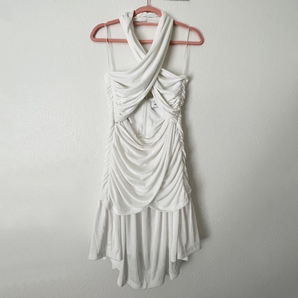MISHA- Callie Halter Dress in white- Size 12 - Picture 2 of 4